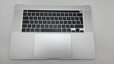 MacBook Pro 16'' 2019 A2141 Silber Akku Topcase Tastatur QWERTZ #T918