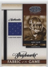 2008 Leaf Certified Materials Fabric of the Game Collegiate /100 Aqib Talib n1u