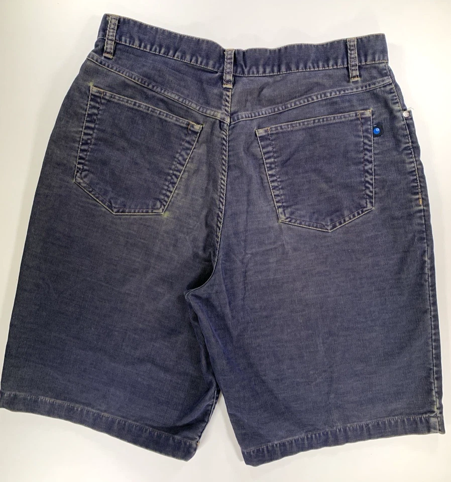 Pantalones Cortos De Colección Joe Boxer Azul Oscuro Pana Para Hombre Talla 34 Sueltos Patinador 8 Ocho Pelotas Foto 2 de 4