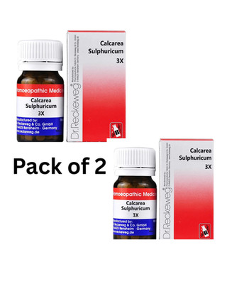 Pack of 2 Dr. Reckeweg Calcarea Sulf 3X 6X 12X 30X 200X Tablet 20g FREE SHIPPING