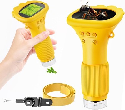 Portable digital microscope handheld camera for kids