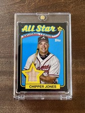 2024 Topps Series 2 - 1989 Topps Baseball All-Star Relics Chipper Jones /199