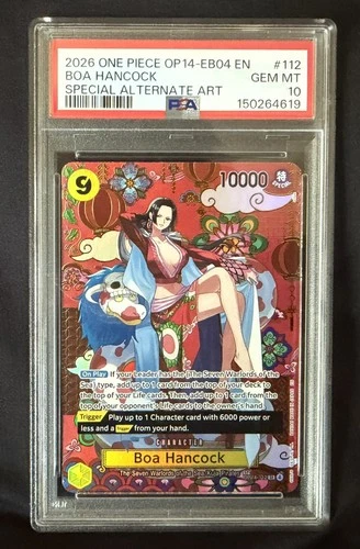 2026 One Piece OP14-112 Boa Hancock SPECIAL ALTERNATE ART SR PSA 10 Gem Mt SP
