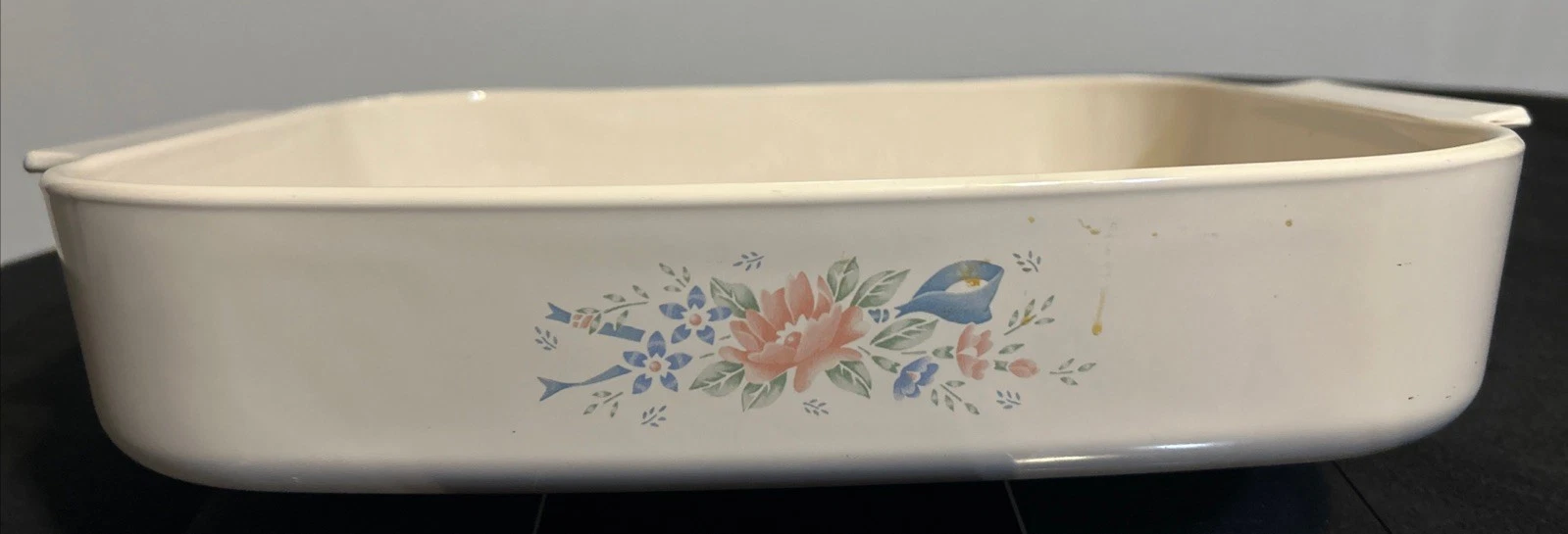 Corning Ware A-21-B-N Symphony Roaster Lasagna Casserole Pan Clean Nice