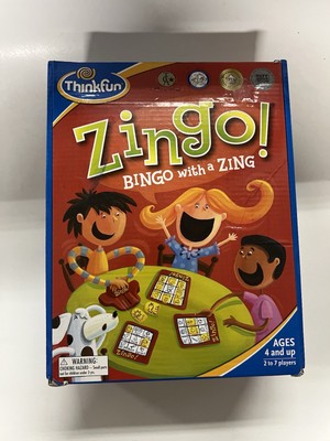 Zingo! Bingo with a Zing Kids Game by Thinkfun Matching Word Image OT Speech