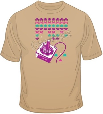 Space Invaders - Neon T Shirt You Choose Style, Size, Color Up to 4XL 10197