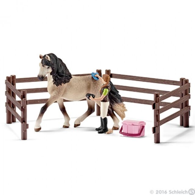 Schleich Sc42270 Horse Care Set Andalusian Playset for sale online 
