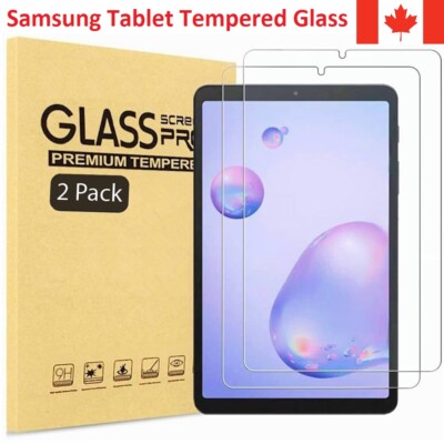 2 PACK Tempered Glass Screen Protector for Samsung Galaxy Tab A9 A8 S9 S8 S7 S6