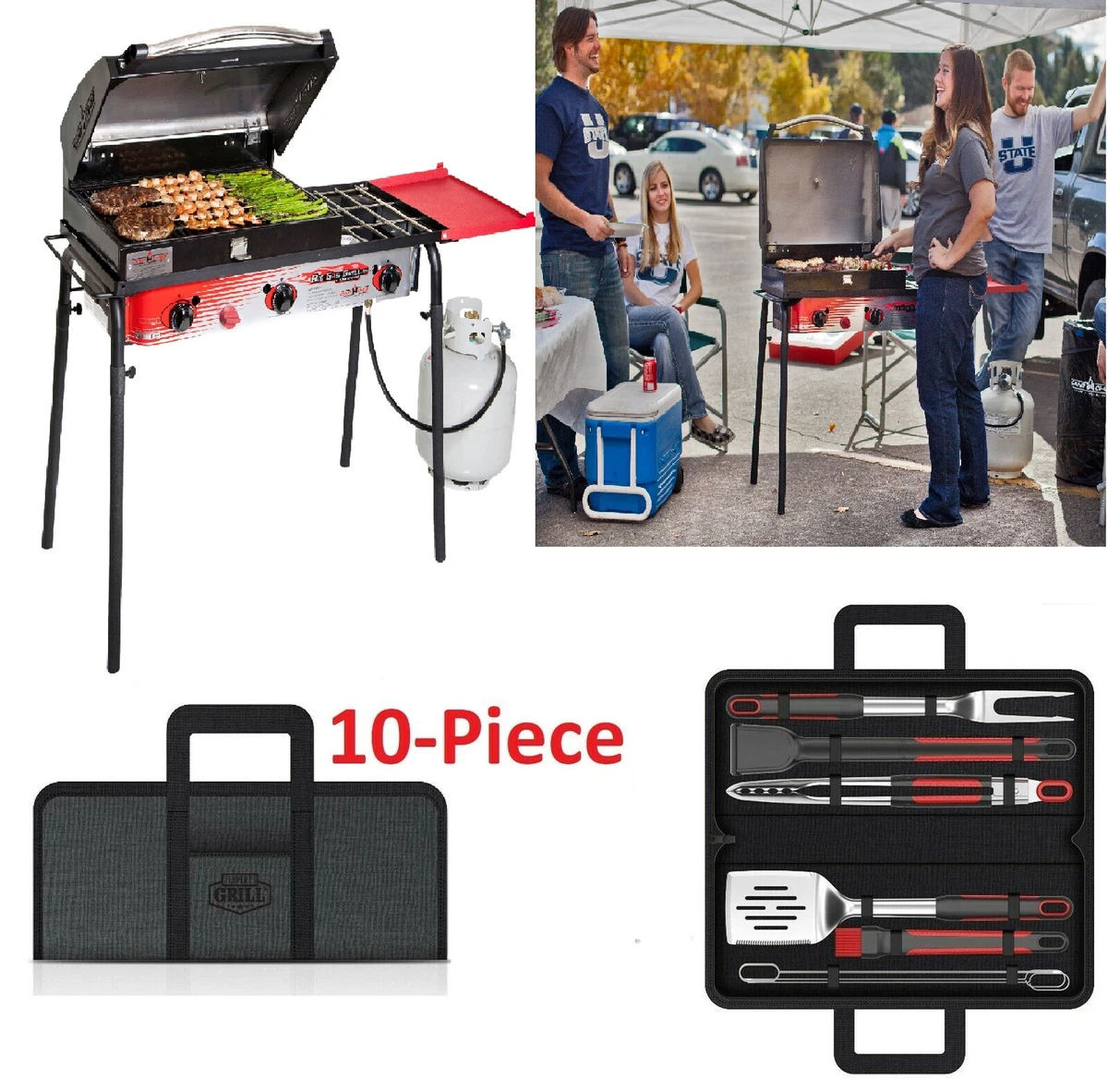 Camp Chef 3-Burner BBQ Grill Box