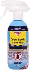 Zero In Carpet Beetle Larvae & Moth Killer Antibacterial Ready To Use 500ml