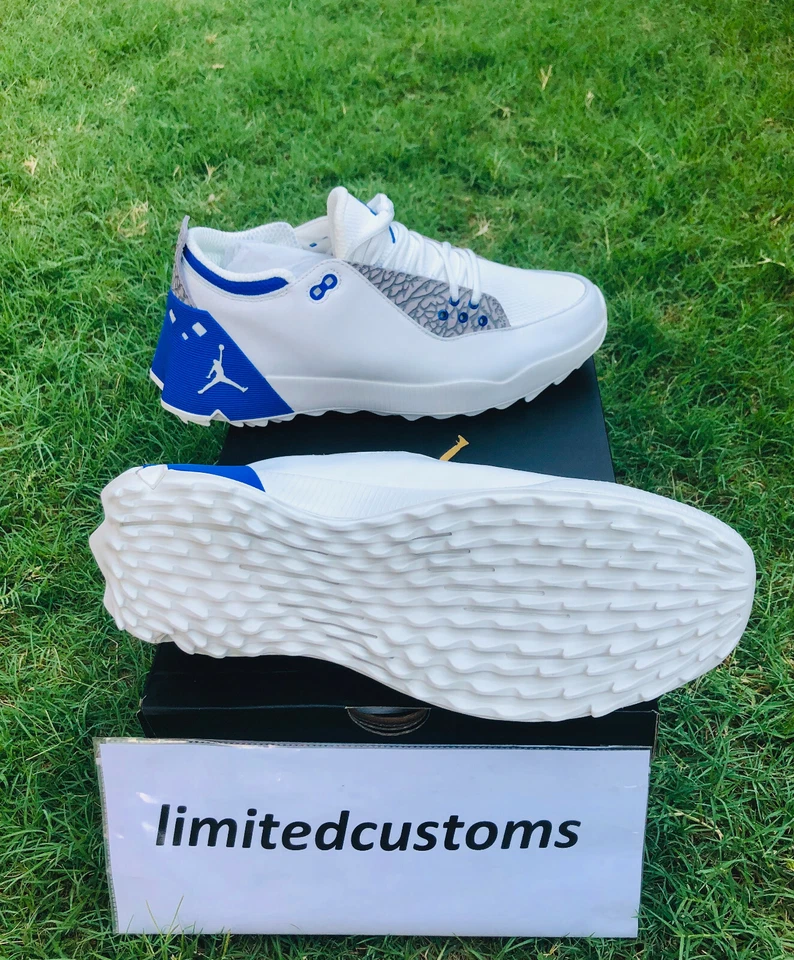 全新 Nike Air Jordan ADG 2 Hyper Royal Blue CT7812-101 Jumpman 23 UNC 水泥 — 第 2/4 张图片