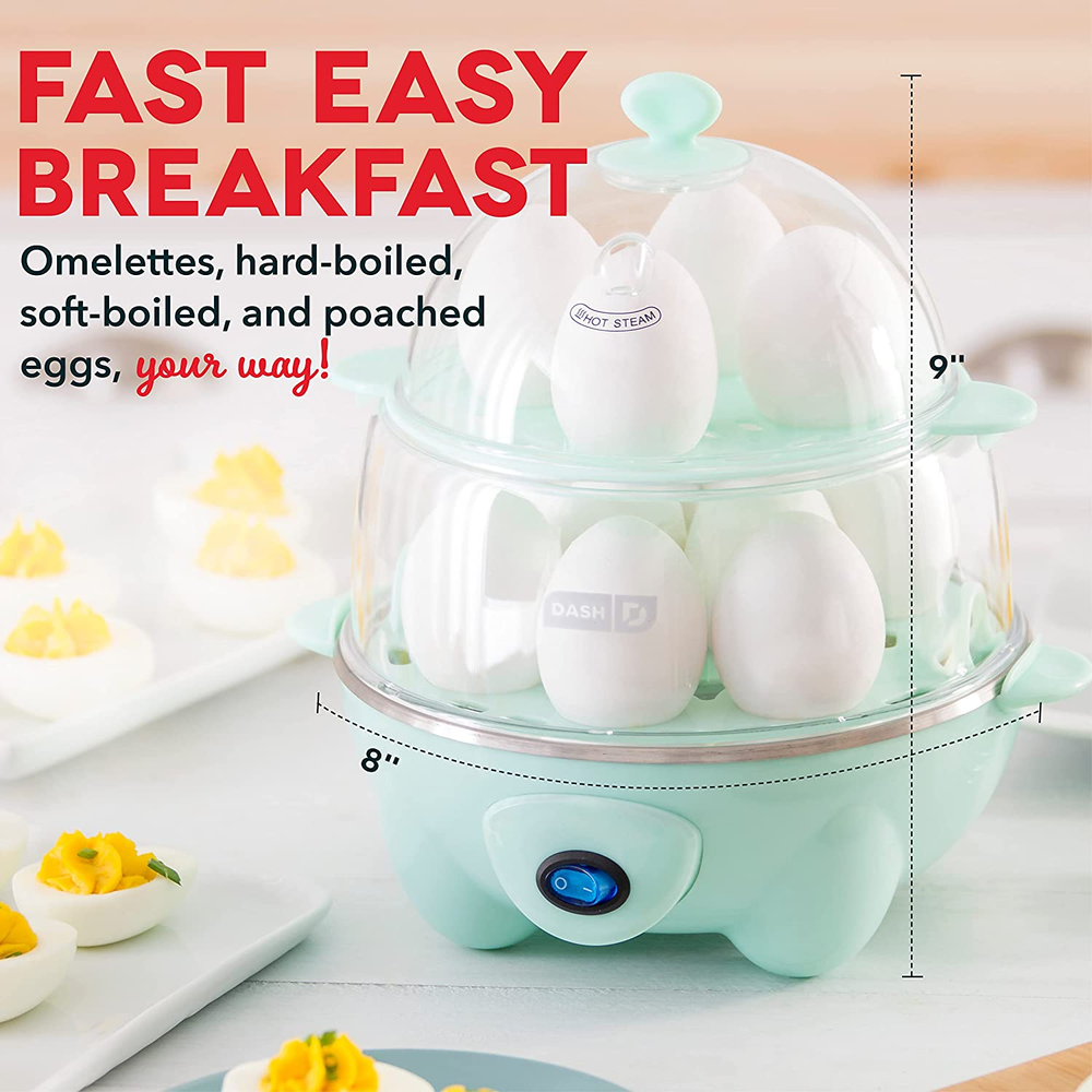 **Deluxe Rapid Egg Cooker with Mini Waffle Hash Brown and Keto Pan**