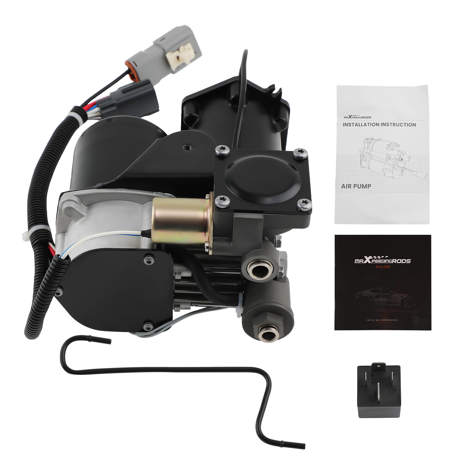 Compresseur de suspension pneumatique Land Rover LR023964 en alliage renforcé