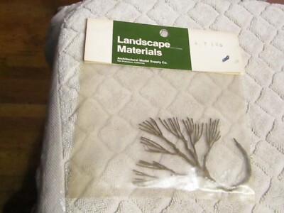 Vintage AMSI Architectural Model Landscape Materials HO 4T106 Metal Tree Trees