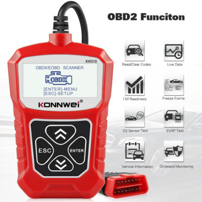 KONNWEI KW310 Profi OBD2 Diagnosegerät Tool KFZ OBD2 Scanner Fehlerauslesegerät