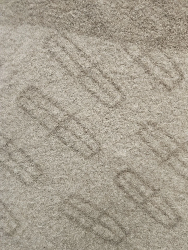 Manta/tiro de cachemir marrón emblema Lincoln 41" x 45,5" Foto 2 de 4