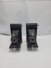 EASTMAN KODAK Hawk-Eye Model B  C No.2A FOLDING VINTAGE Bellows Cameras USA TU