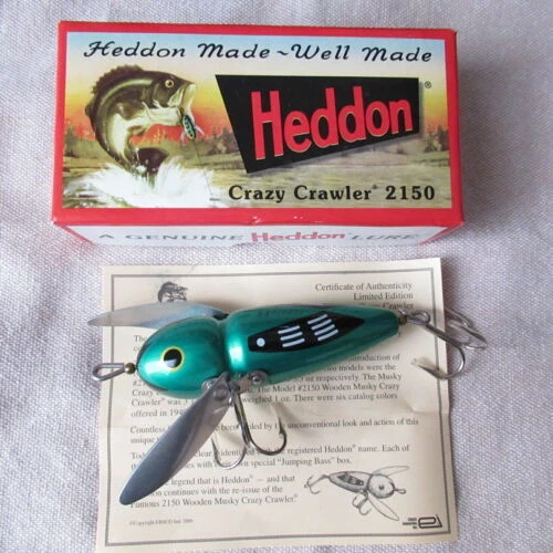 Señuelos de pesca en superficie Heddon Vintage