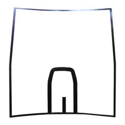 Glass, Front, Windshield for John Deere R135976, A-R135976, R135977, R124663