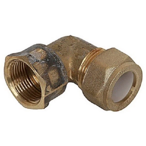 BRASS 90° ELBOW Compression x Female BSP Thread, Copper-20x20mm Or 25x25mm