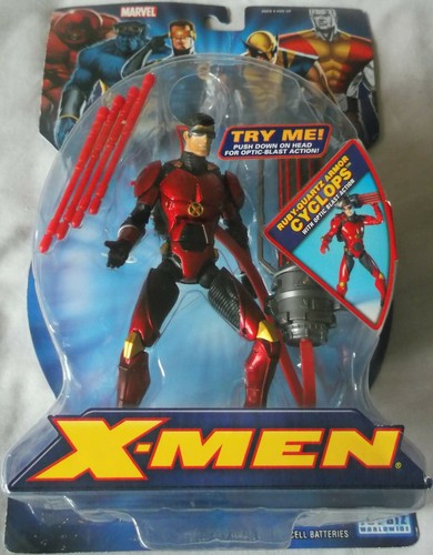 2005 ToyBiz X-Men Classics Series 1 - Ruby Quartz Armor Cyclops Action Figure - 第 1/8 張圖片