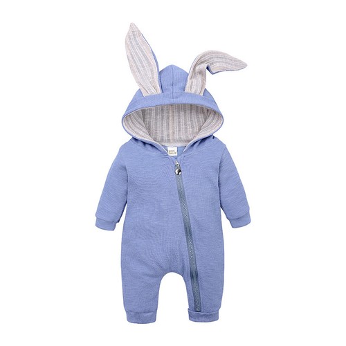 Kids Baby Boy Warm Infant Romper Jumpsuit Bodysuit Hooded Clothes Outfit - Afbeelding 21 van 25