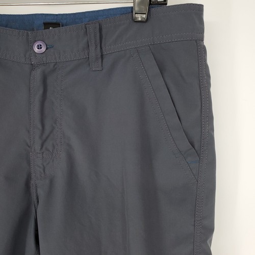 Prana Breathe Shorts Mens Size 33 Grayish Blue Multiple Pockets - Picture 4 of 15