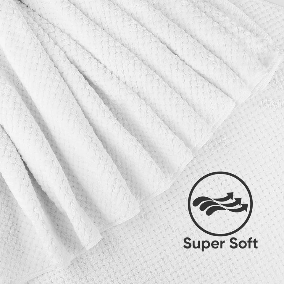 Deko-Tex 8 Piece Bath Towel Set, 8 Microfiber Bathroom Towels - Image 2 of 3