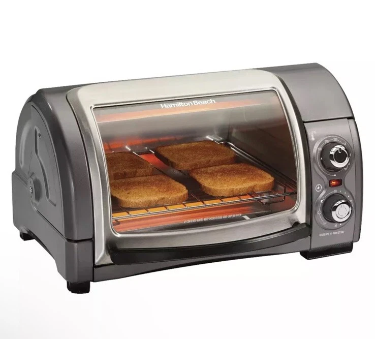 Hamilton Beach 4 Slice Easy Reach Oven - Gray 31334
Opens in a new window or tab