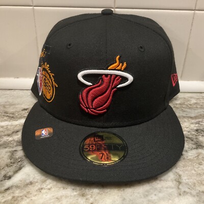 Miami Heat New Era City Edition 75th Season 59FIFTY Fitted Black