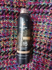 Australian Gold Spf15 Continuous Spray Sunscreen Instant Bronzer 6 oz Dented Can