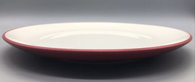 ￼NEW Noritake Stoneware Color Wave Raspberry Dinner Plate 10.5 Inch #8045