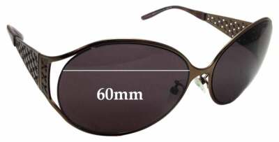 SFx Replacement Sunglass Lenses Fits Escada  Ses 681/s - 60mm Wide