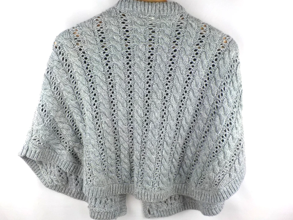 Crazy 8 на Gymboree серый вязаный кнопка вверх шаль девочка размер 7/8 (1326-коробка 51) - Изображение 4 из 4