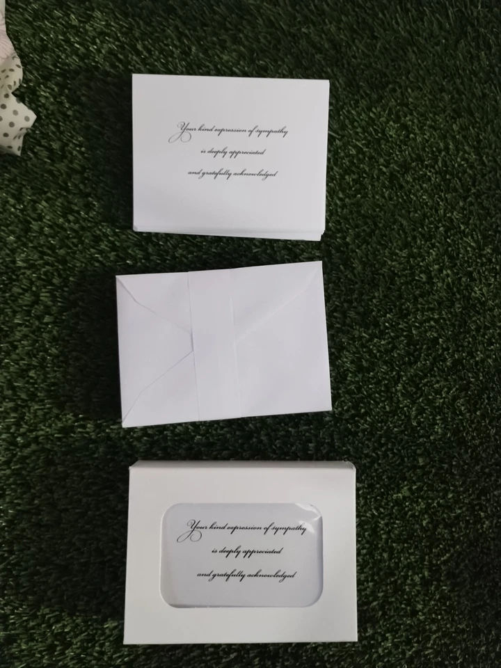 Crane & Co. Hand Engraved Sympathy Notes  "100 Notes" - Image 3 of 3