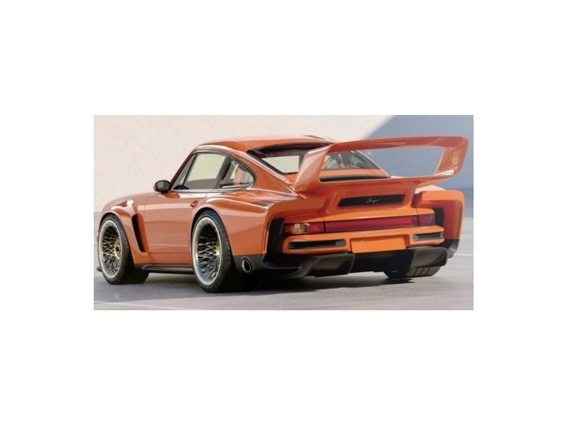 Prosche Signer PORSCHE Singer DLS Turbo - orange - FinClassically 1:64 | eBay