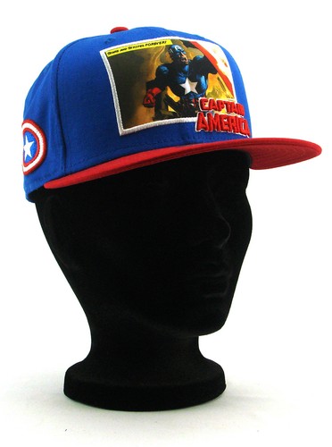 New Era Captain America 9fifty Snapback Hat Adjustable Marvel Stars Stripes NWT - Picture 5 of 7