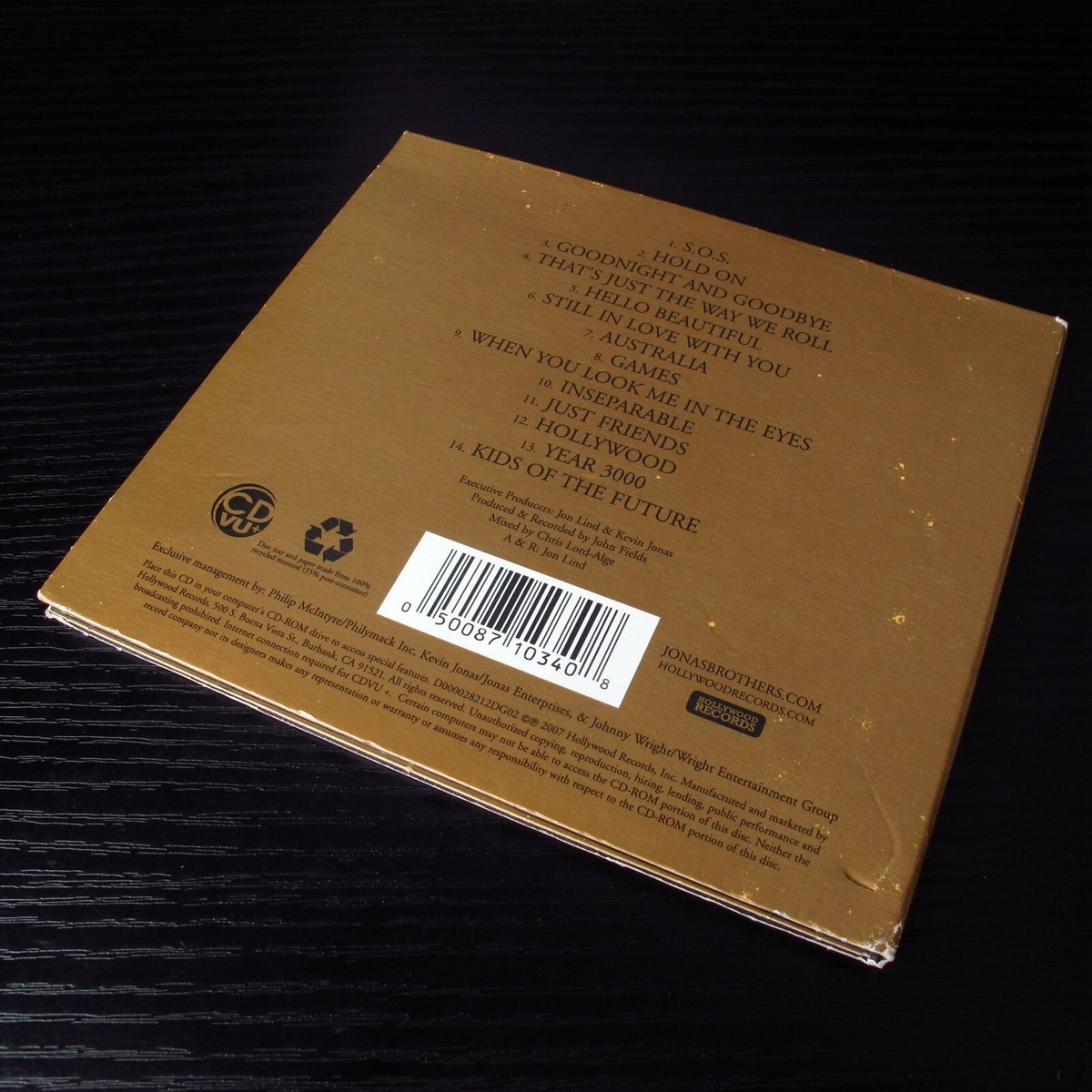 Jonas Brothers - S/T 2007 USA CD #1006E 50087103408| eBay