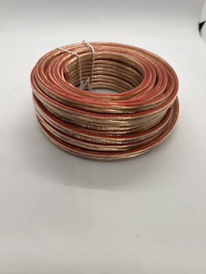 Frudrik Copper Clad Aluminum CCA Speaker Wire Cable Spool 12AWG 50FT NEW