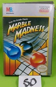 Marble Madness for Nintendo NES with Cartridge, Box, Manual (Tested)
