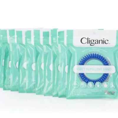 CLIGANIC 10 Pk INSECT REPELLENT BRACELET NEW