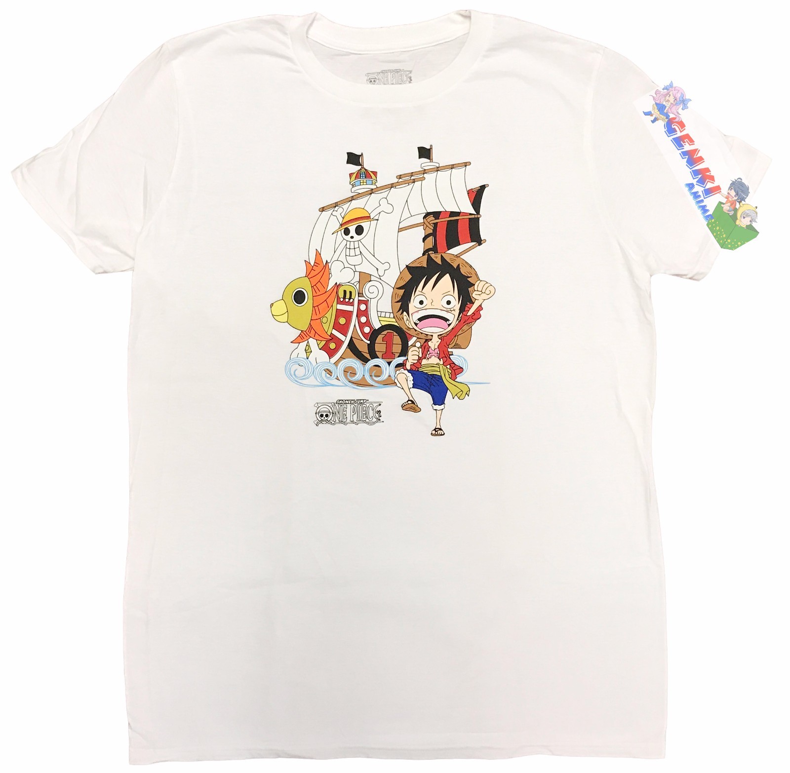 Легальная Аутентичная футболка One Piece Chibi Luffy - Thousand Sunny Ship 90434 4790₽
