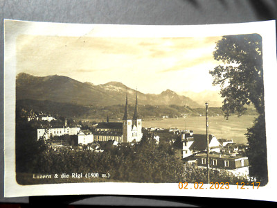 LUZERN & die  RIEGI (1800m) ca. 1925