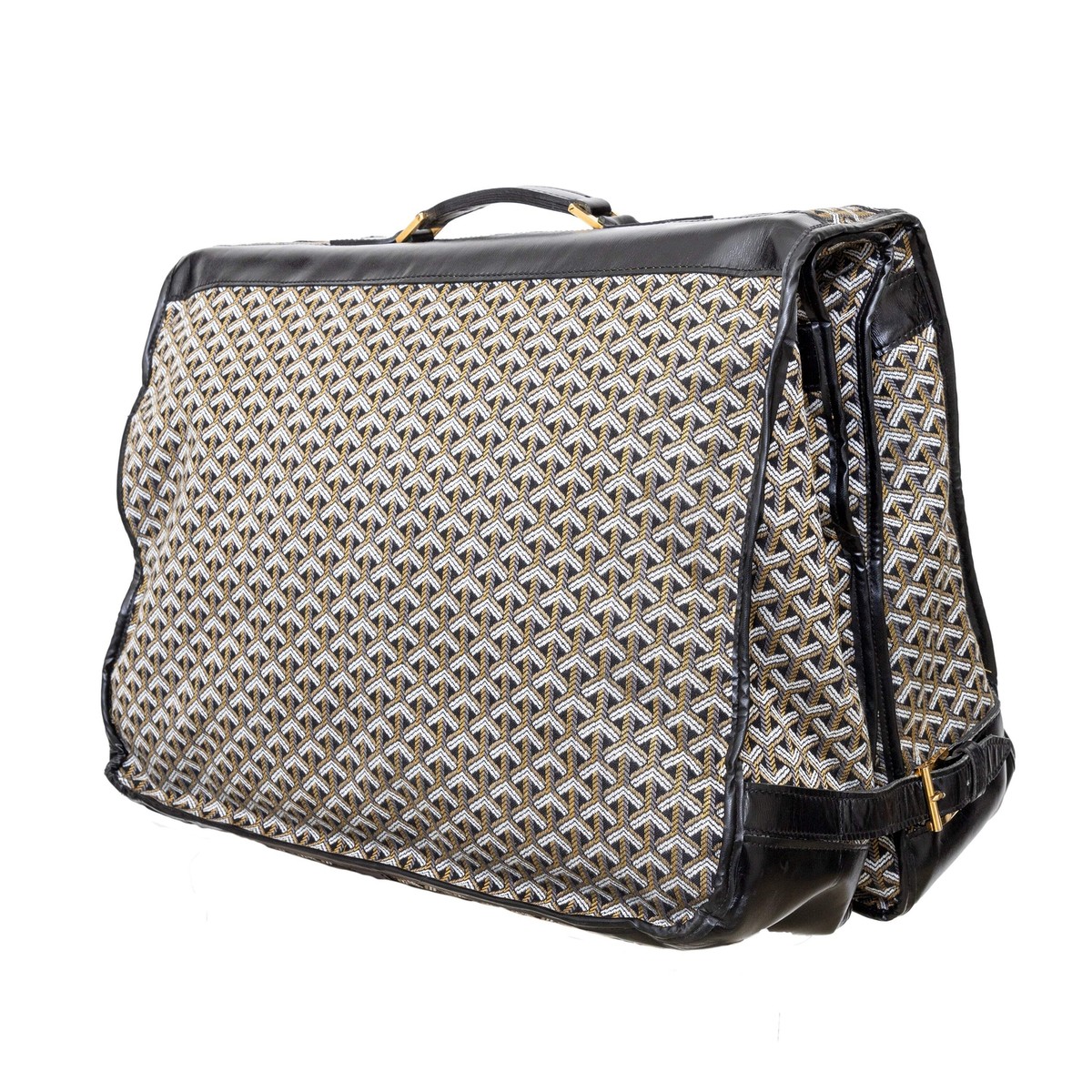 Vintage Goyard Garment Bag from the 1970s - Retro Luxury Travel