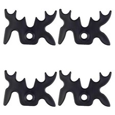 4 Pcs Plastic Slip-On Bridge Moosehead Bridge Head Pool Billiard Cue Bridge Head