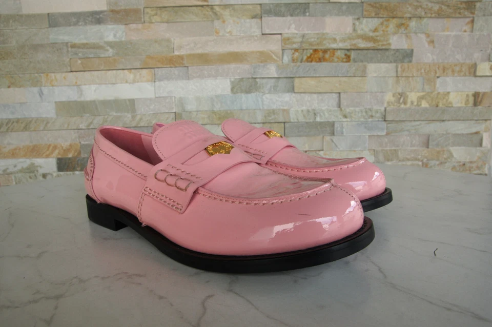 Miu Miu EU 39 Zapatilla Mocasines Charol Rosa Nuevo Antiguo PVP 890 € Foto 2 de 4