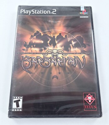 BARBARIAN NEW FACTORY SEALED 2002 Authentic Playstation 2 PS2
