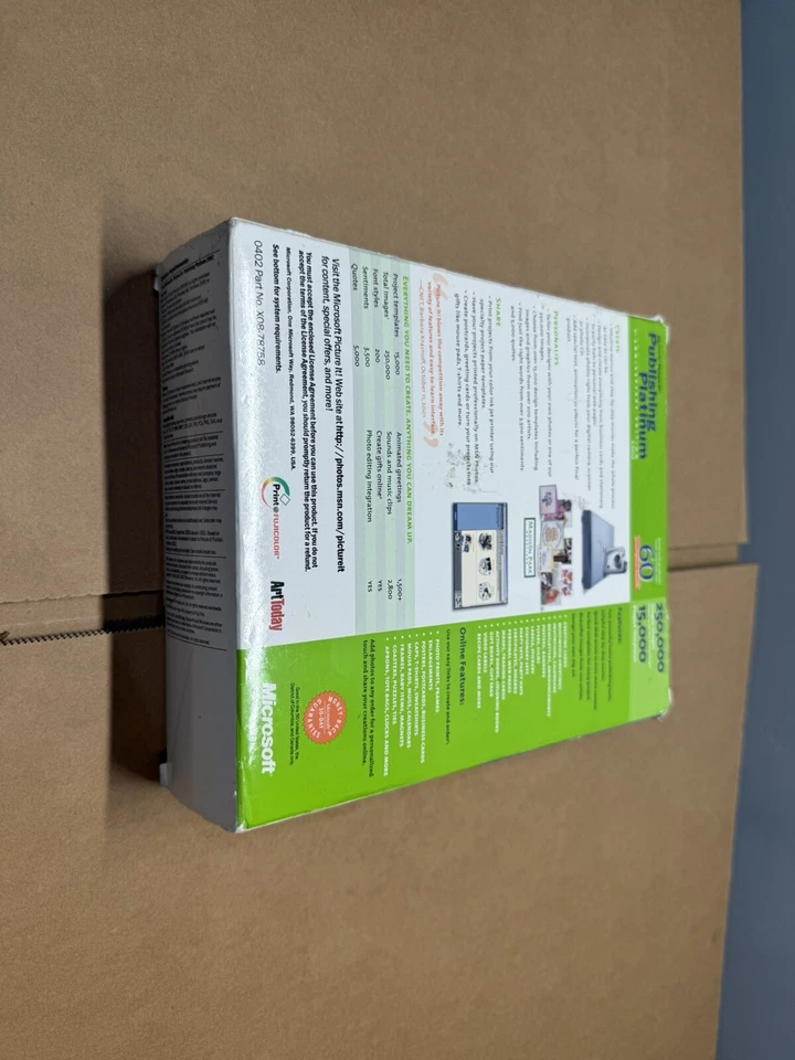 Microsoft Picture It Publishing Platinum 5TH Anniversary Edition Software - Image 2 of 4