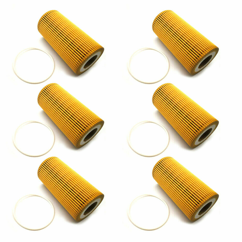 6Pcs Engine Oil Filter #8692305 For Volvo C30 C70 S40 S60 V50 V60 04-13 8642570