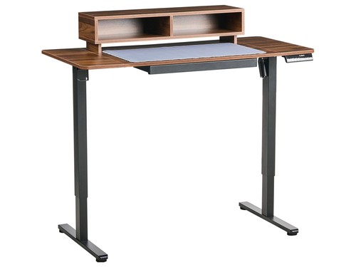 Schreibtisch braun / schwarz 120 x